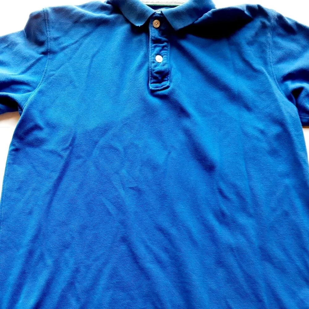 Gap Boys Shirt Polo Blue Short Sleeve XXL 14-16